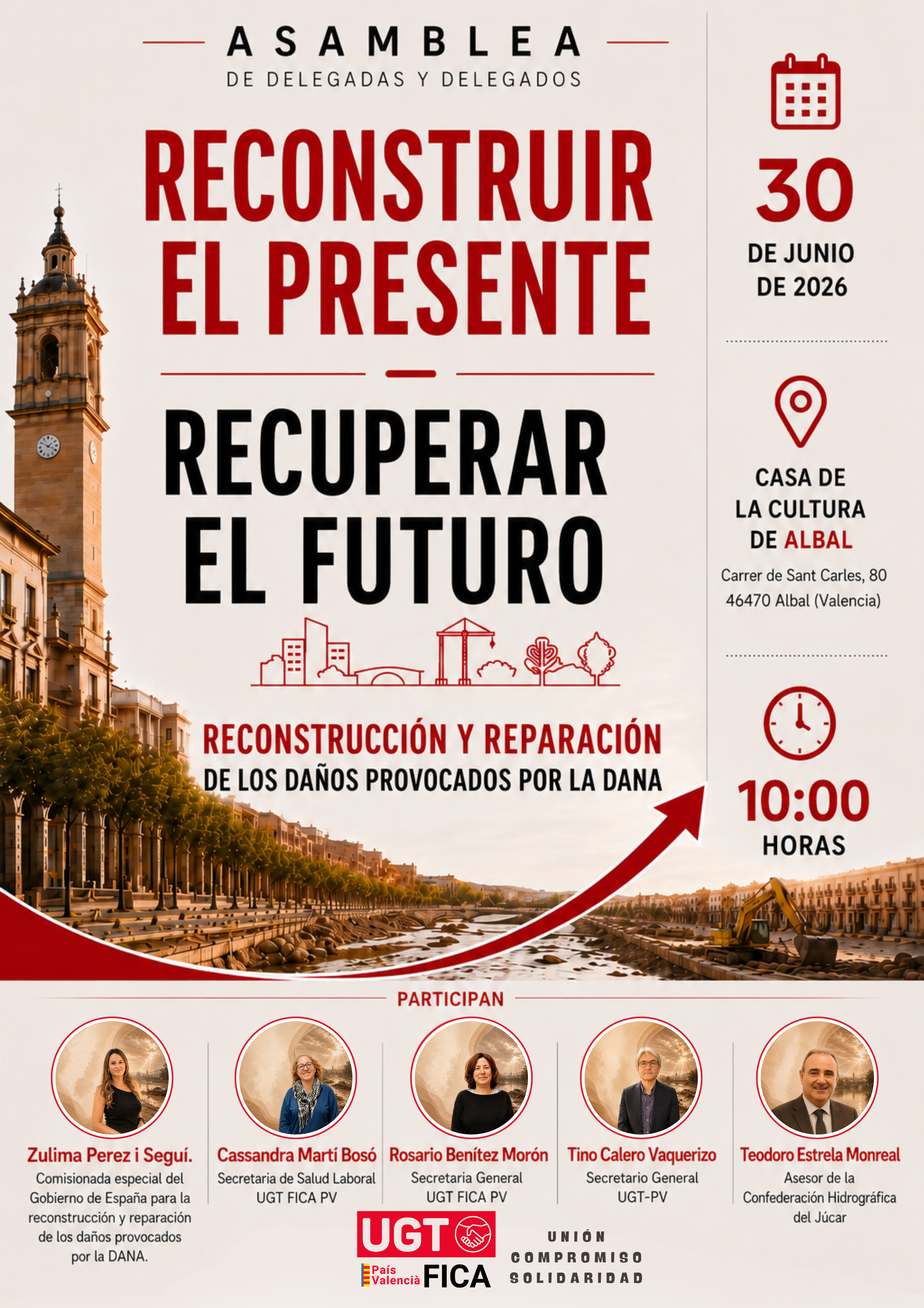 ASAMBLEA - RECONSTRUCCIÓN Y REPARACIÓN DE LOS DAÑOS PROVOCADOS POR LA DANA